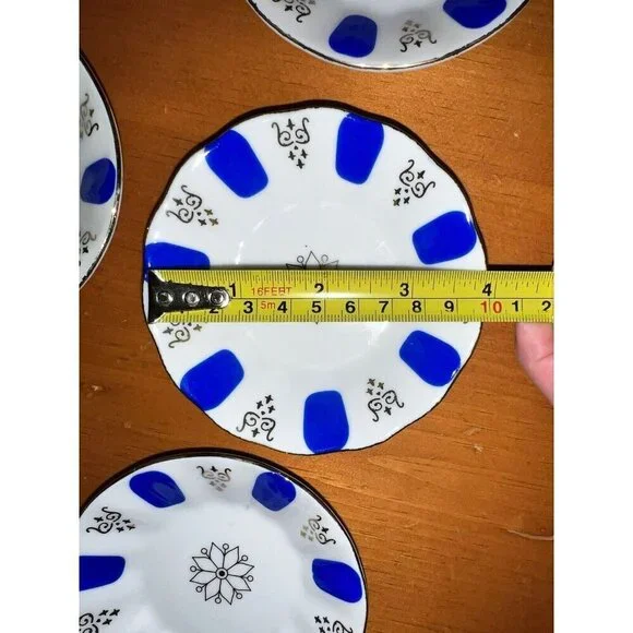 Ipex MCM Plates Butter Pats Tea Bag Rest Tiny Plates - Picture 4 of 12